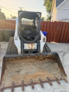 Front view of the Bobcat T770 skid steer available for rental in San Diego