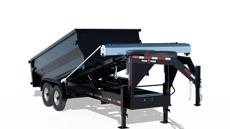 Texas Pride roll-off trailer with containers available for rental in San Diego